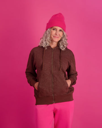 Ladies Zip-up Hoodie