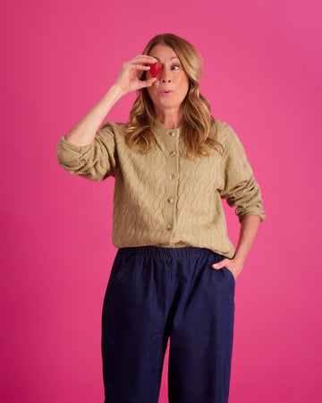 Button Down Cardigan with Pockets
